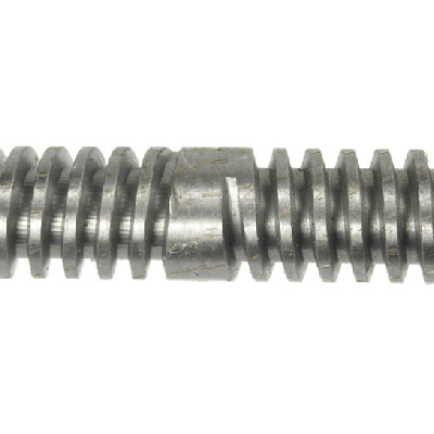 Bi-directional leadscrew - 1 right-hand thread and 1 left-hand thread
