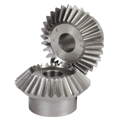 Bevel gear - Steel C43 - Ratio 1:1 - Module 1.5 to 5.0