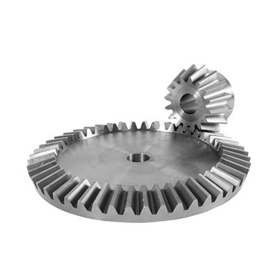 Bevel gear - Steel C43 - Ratio 3:1 - Module 1.5 to 5.0