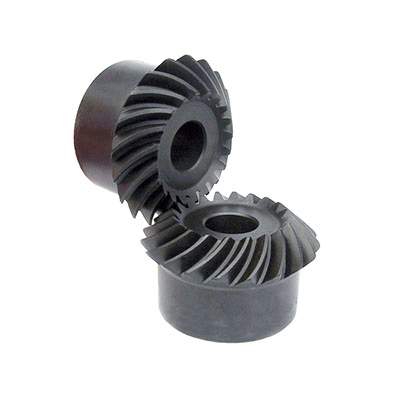 Spiral bevel gear - Hardened steel - Ratio 1:1 - Module 1.0 to 3.0
