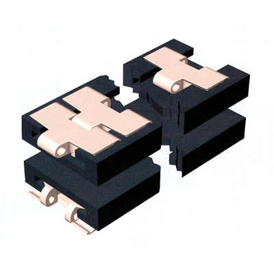 Straight track for plate chain - 880  TAB and 881 TAB ranges - Simplified view