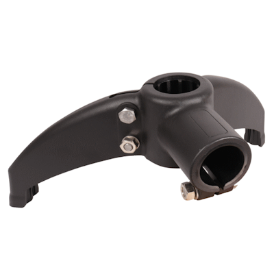 Bipode combiné - Plastique. Représentation simplifiée