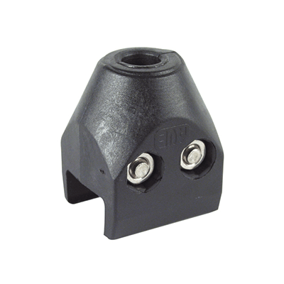 Clamp for flat channel - Plastic. Simplified drawing