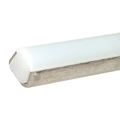 Bevel channel profile - Round guide. Simplified drawing