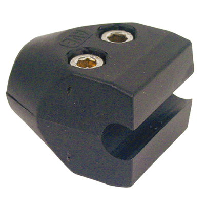 Single rod clip - Plastic. Simplified drawing