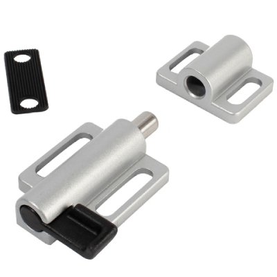 Latch for modular structure. Simplified view