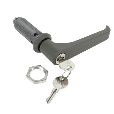 Door handle - With lock - For 45 x 45mm profile