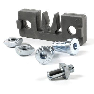 Stop for swing type doors - For aluminium profile