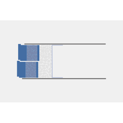 Hollow block facing