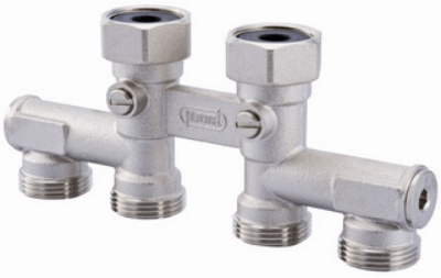 Hummel VDI3805 Vierfach Anschlussblock Industrial Valves