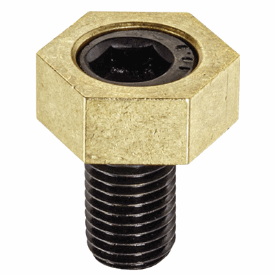 Exzenter-Spannklemmen mit Sechskantmessingscheibe