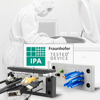 Cable entry systems for cables with connectors ER CR