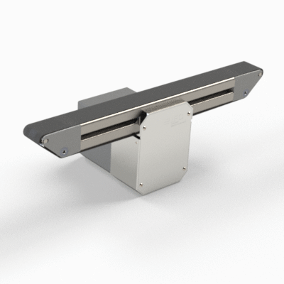 Conveyor belt with center drive