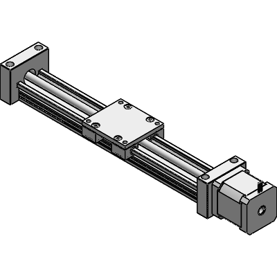 Linear axes with motor