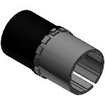 Gleitfolie, lange, geschlossene Bauform, Hochtemperatur