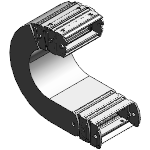 snap-open along outer radius