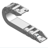snap-open along outer radius