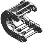 Rol Energy Chain with combstile AUTO-GLIDE cross bars
