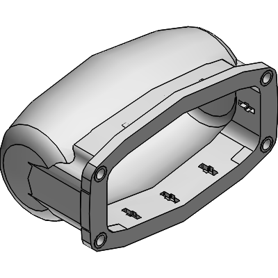Polymer, two-piece | Locking