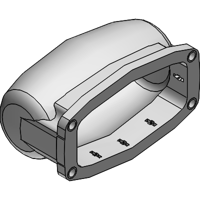 Polymer, two-piece | Locking