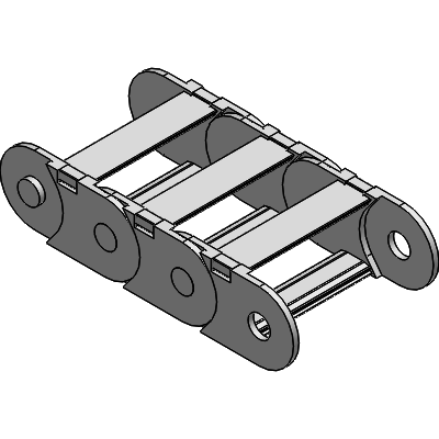 Crossbars openable along the outer radius, from both sides