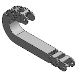 Openable along the outer radius, from one side
