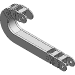 Openable along the outer radius, from both sides