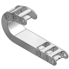 Openable along the outer radius, from one side