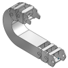 Openable along the outer radius, from one side