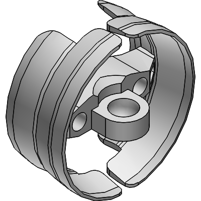 Easy to fill - simply press cables in