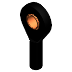 Rod end bearing with external thread, right-hand thread