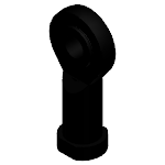 High temperature rod ends with female thread,left-hand thread