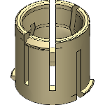 Ball stud clip bearings