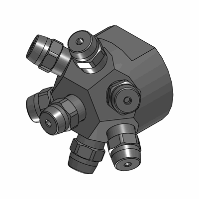 Seven-head Full Cone Spray Nozzles