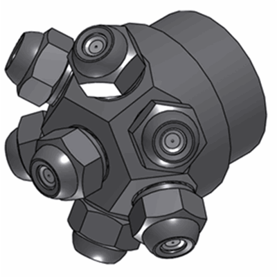Extremely Fine Atomization / Seven-head Full Cone Spray Nozzles
