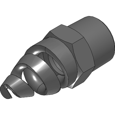 Clog-resistant Wide-angle Full Cone Spray Nozzles