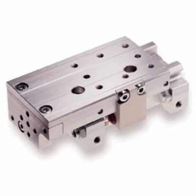 Slide table with adjustable guide