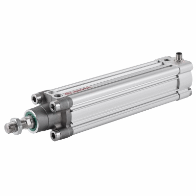 Pneumatic cylinders, with position sensor, double acting