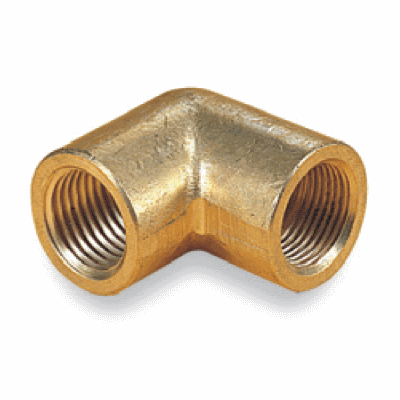 Female Elbow Adaptor, Female O/D tube to female parallel ISO R thread