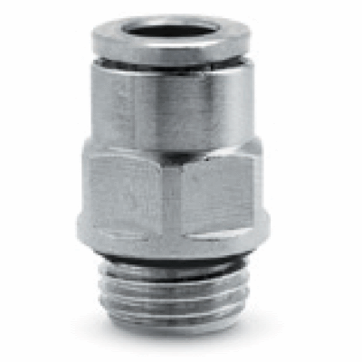 Straight adaptors and connectors