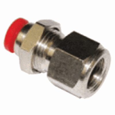 Straight adaptor (female bulkhead)