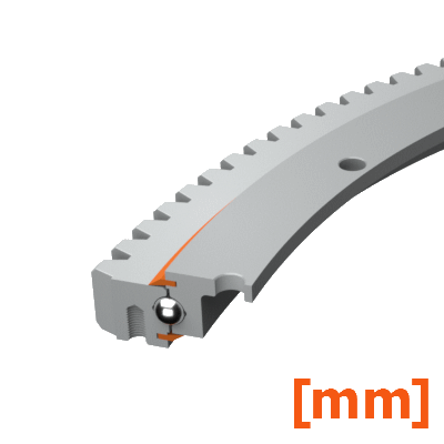 Ball Slewing Rings with flange rings