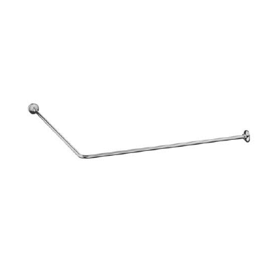 Aluminium shower rod, Ø 2 cm