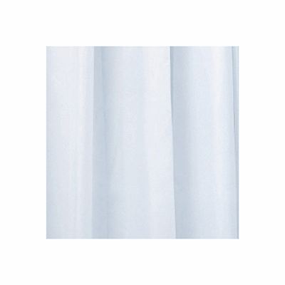 Curtain in waterproofed polyester