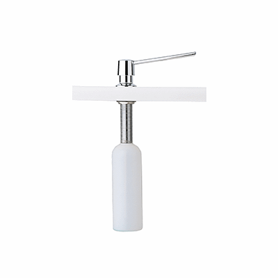Built-in soap dispenser for furniture top