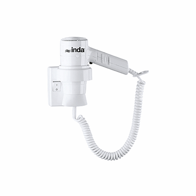 Hairdryer with safety thermostat