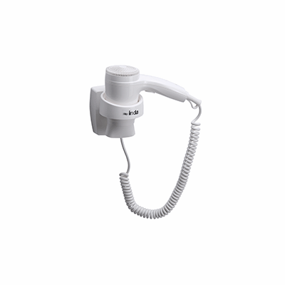 Hairdryer with safety thermostat