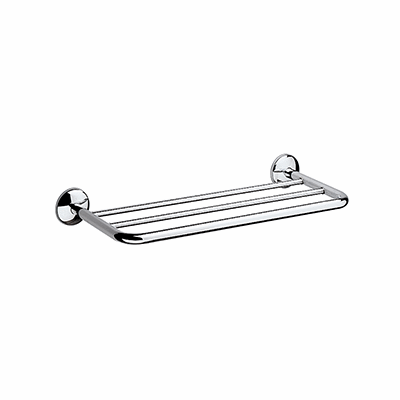Bath towel rack, centre distance 50 cm