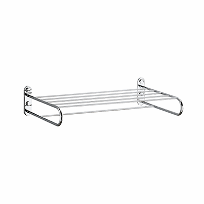 Bath towel rack with towel holder, centre distance 50 cm