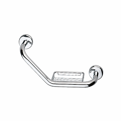 Grab-bar with basket